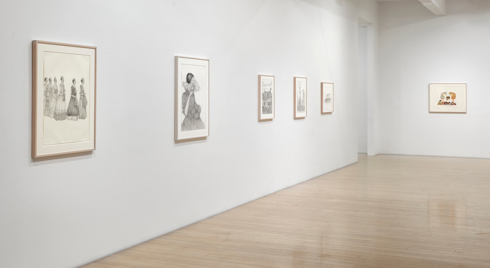 installation view of the Amy Cutler exhibition at DC Moore Gallery