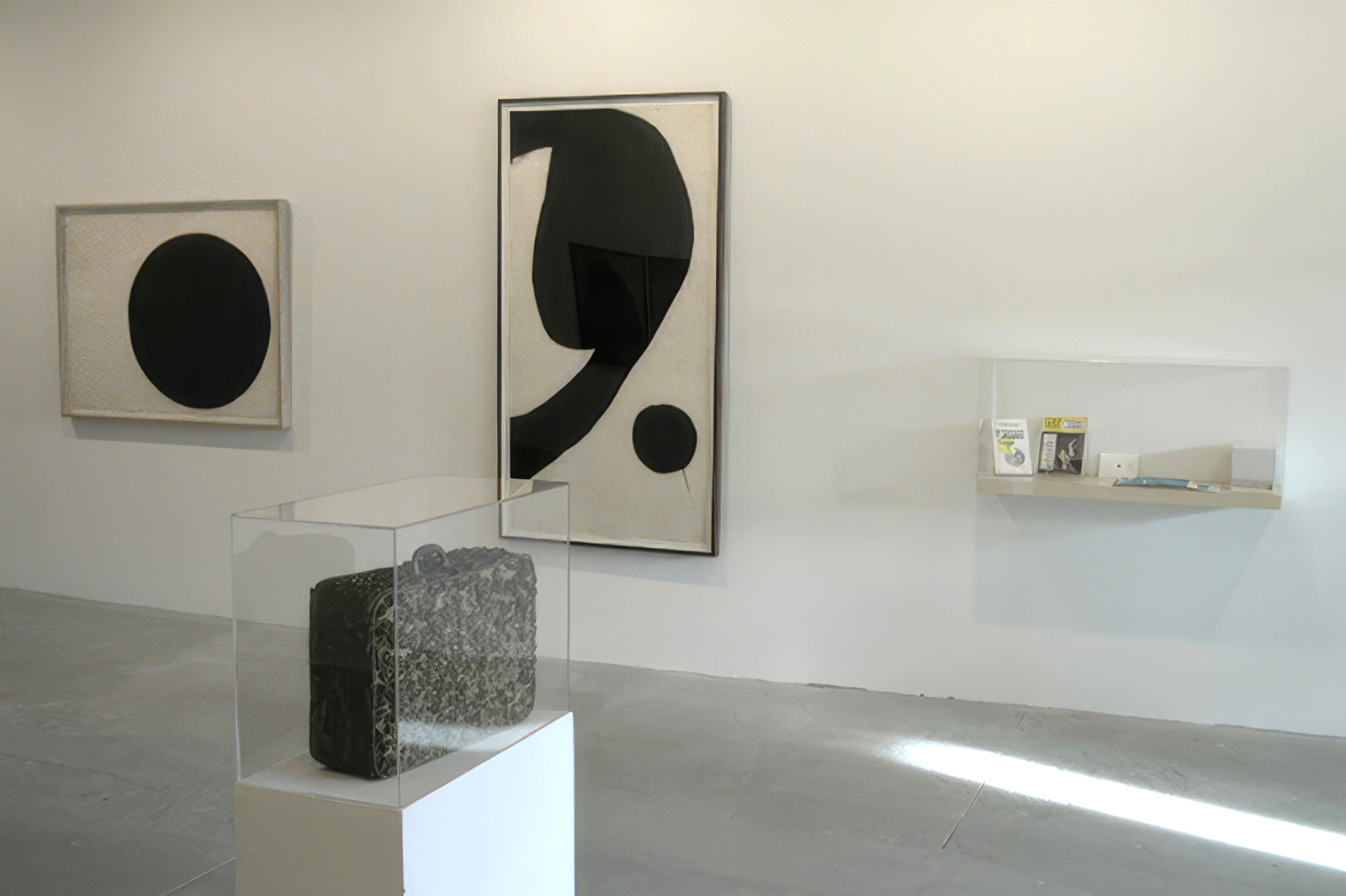 installation view of the Process-Reprocess exhibition